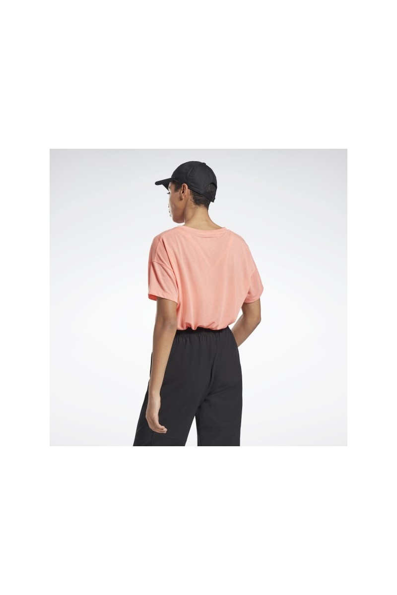 POLERA REEBOK MUJER WOR SUPREMIUM CORAL