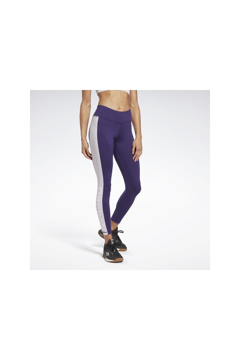 CALZA REEBOK MUJER LINEAR LOGO VIOLETA CALZA REEBOK MUJER LINEAR LOGO VIOLETA