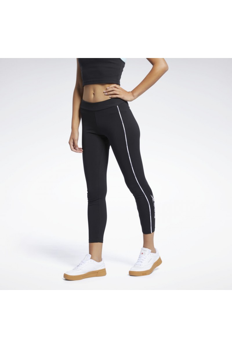 LEGGING REEBOK MUJER LINEAR NEGRO