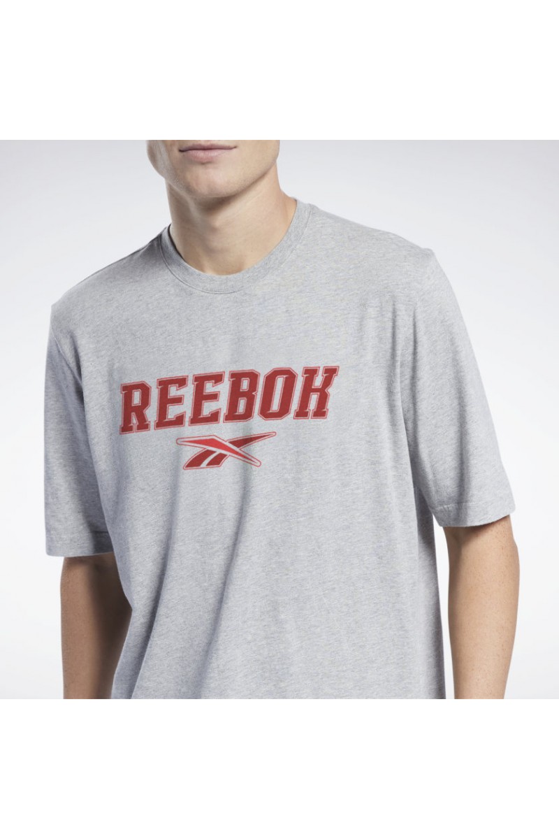 POLERA REEBOK HOMBRE CALM LEGACY GRIS POLERA REEBOK HOMBRE CALM LEGACY GRIS