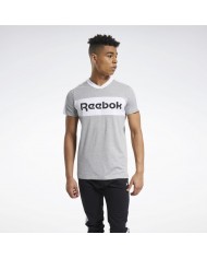POLERA REEBOK HOMBRE CLASSIC LINEAR BLANCA