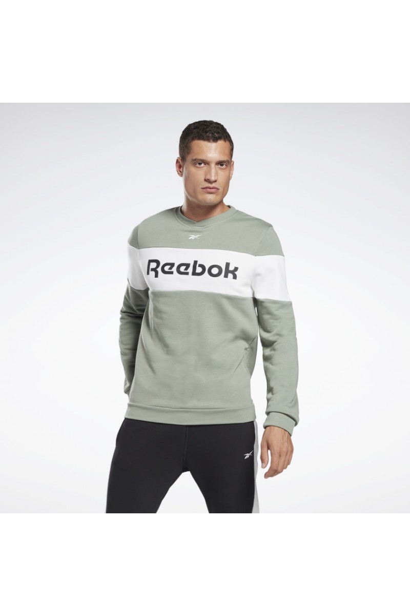 POLERÓN REEBOK HOMBRE CREW VERDE POLERÓN REEBOK HOMBRE CREW VERDE