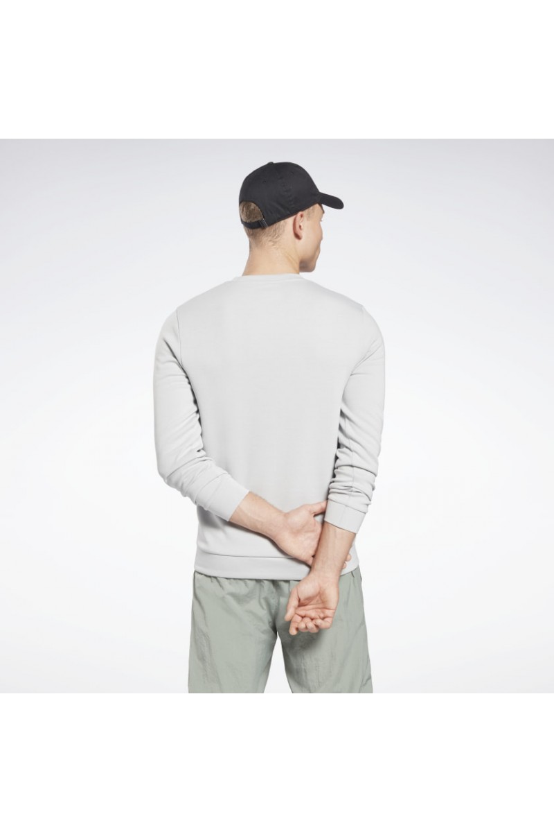 POLERÓN REEBOK HOMBRE CREW GRIS POLERÓN REEBOK HOMBRE CREW GRIS