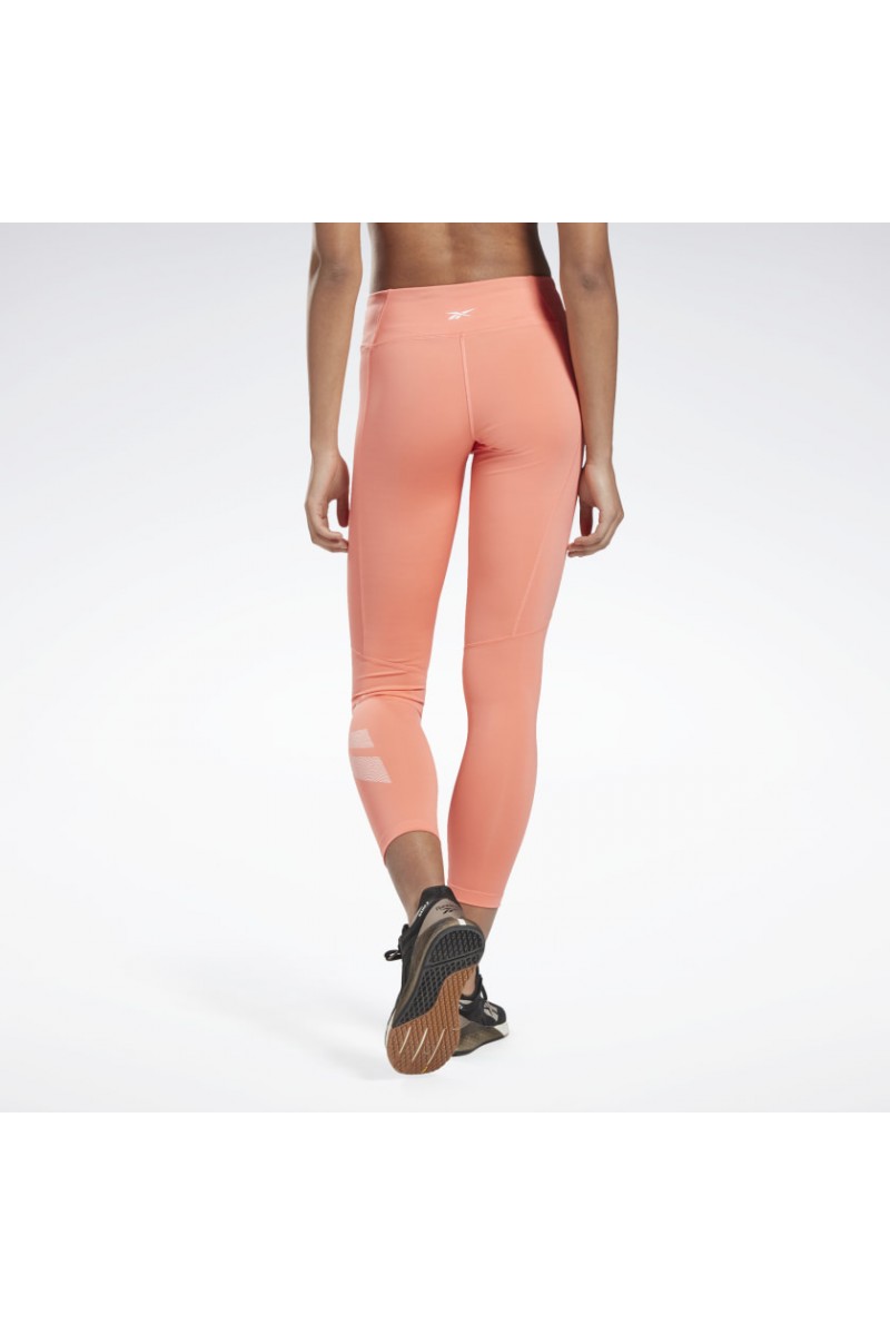 CALZA REEBOK MUJER WOR LOGO TIGHT CORAL CALZA REEBOK MUJER WOR LOGO TIGHT CORAL