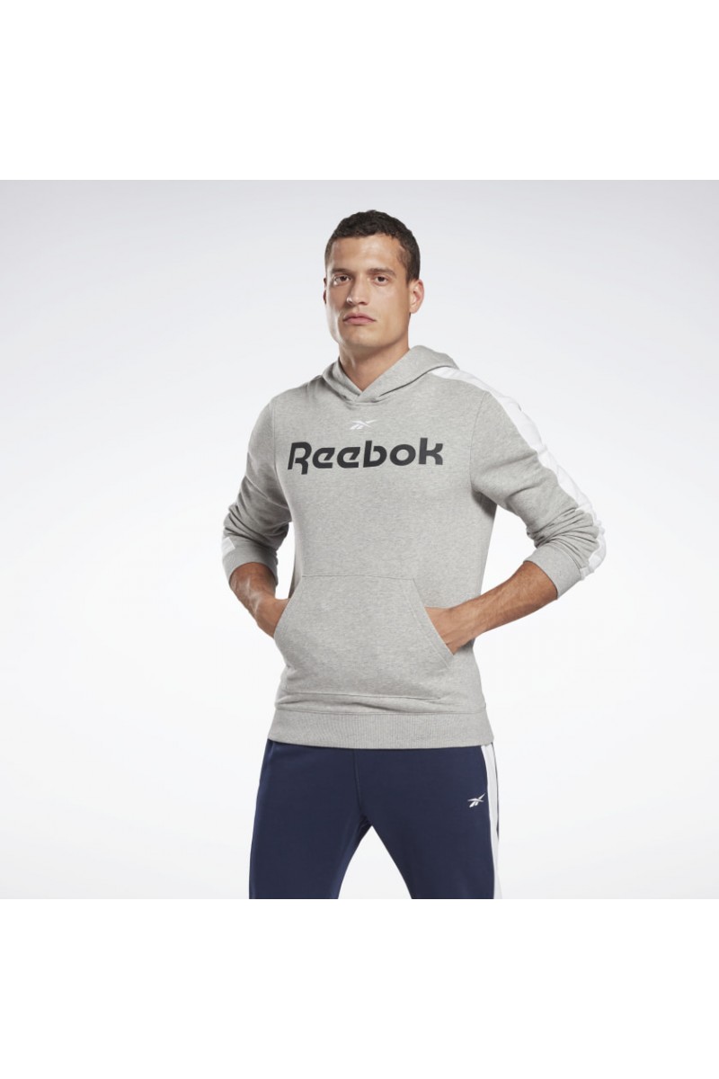 POLERÓN REEBOK HOMBRE OTH HOODIE GRIS POLERÓN REEBOK HOMBRE OTH HOODIE GRIS