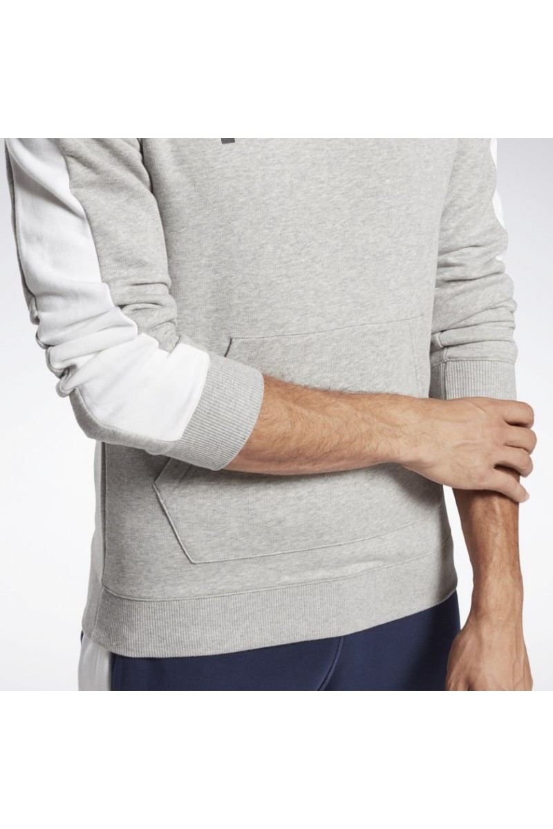 POLERÓN REEBOK HOMBRE OTH HOODIE GRIS POLERÓN REEBOK HOMBRE OTH HOODIE GRIS