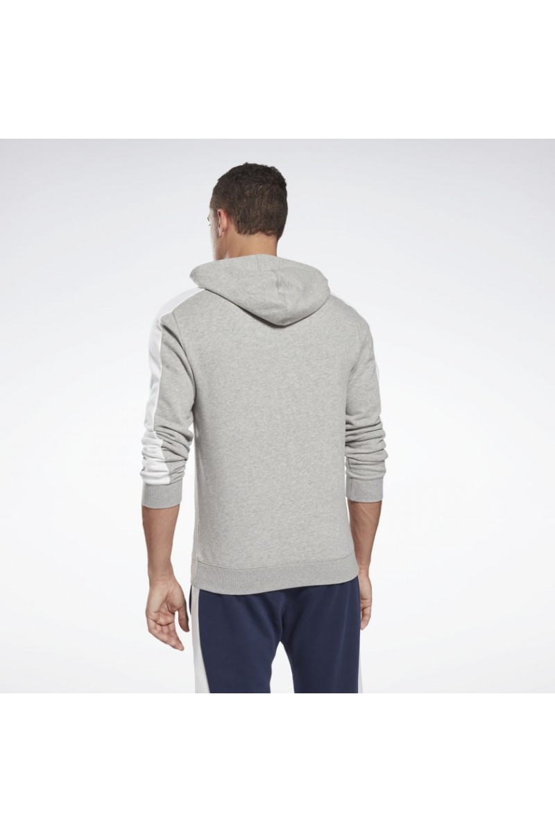 POLERÓN REEBOK HOMBRE OTH HOODIE GRIS POLERÓN REEBOK HOMBRE OTH HOODIE GRIS