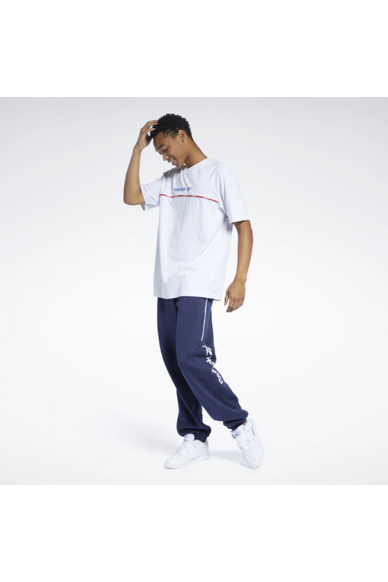 POLERA REEBOK HOMBRE CLASSIC LINEAR BLANCA POLERA REEBOK HOMBRE CLASSIC LINEAR BLANCA