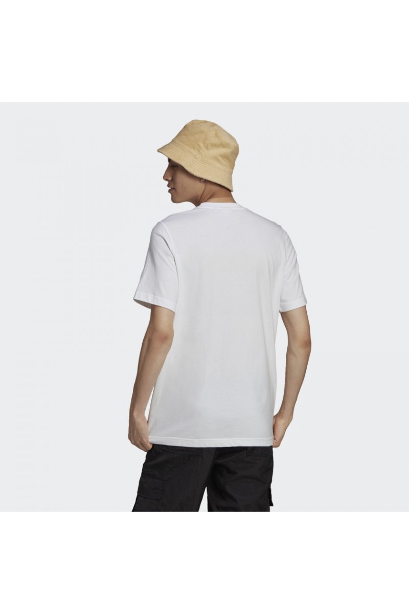 POLERA ADIDAS HOMBRE TRIFOLIO CAMO BLANCO