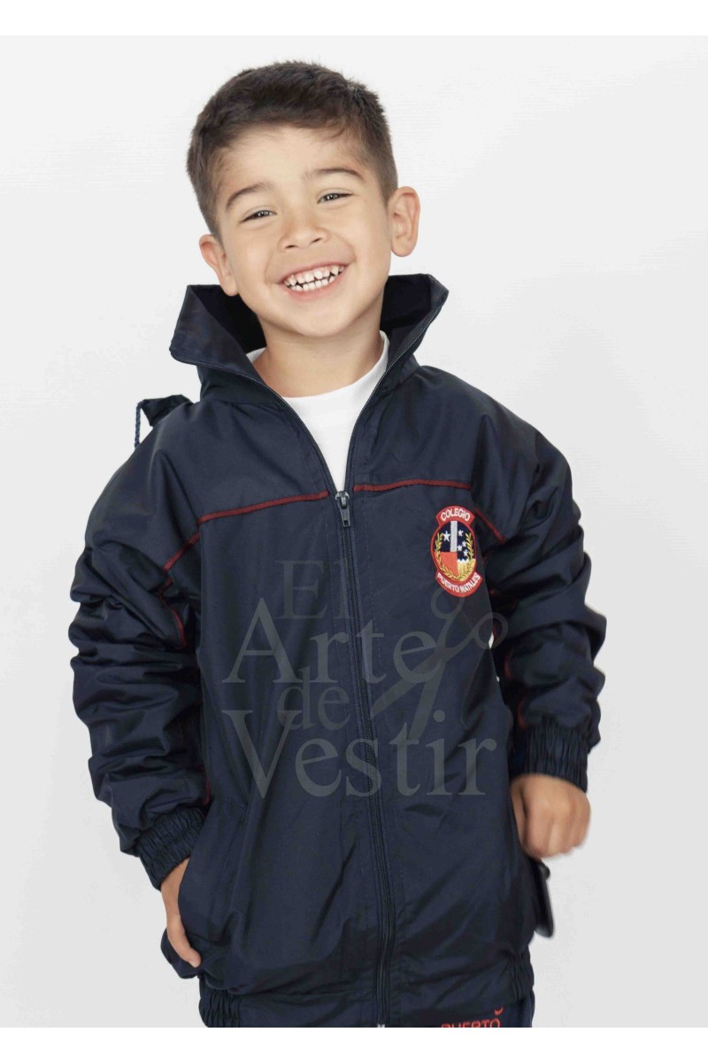 PARKA UNISEX AZUL PUERTO NATALES