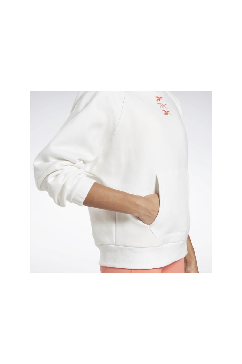 POLERÓN REEBOK MUJER MYT HANNAH HOODY BLANCO POLERÓN REEBOK MUJER MYT HANNAH HOODY BLANCO