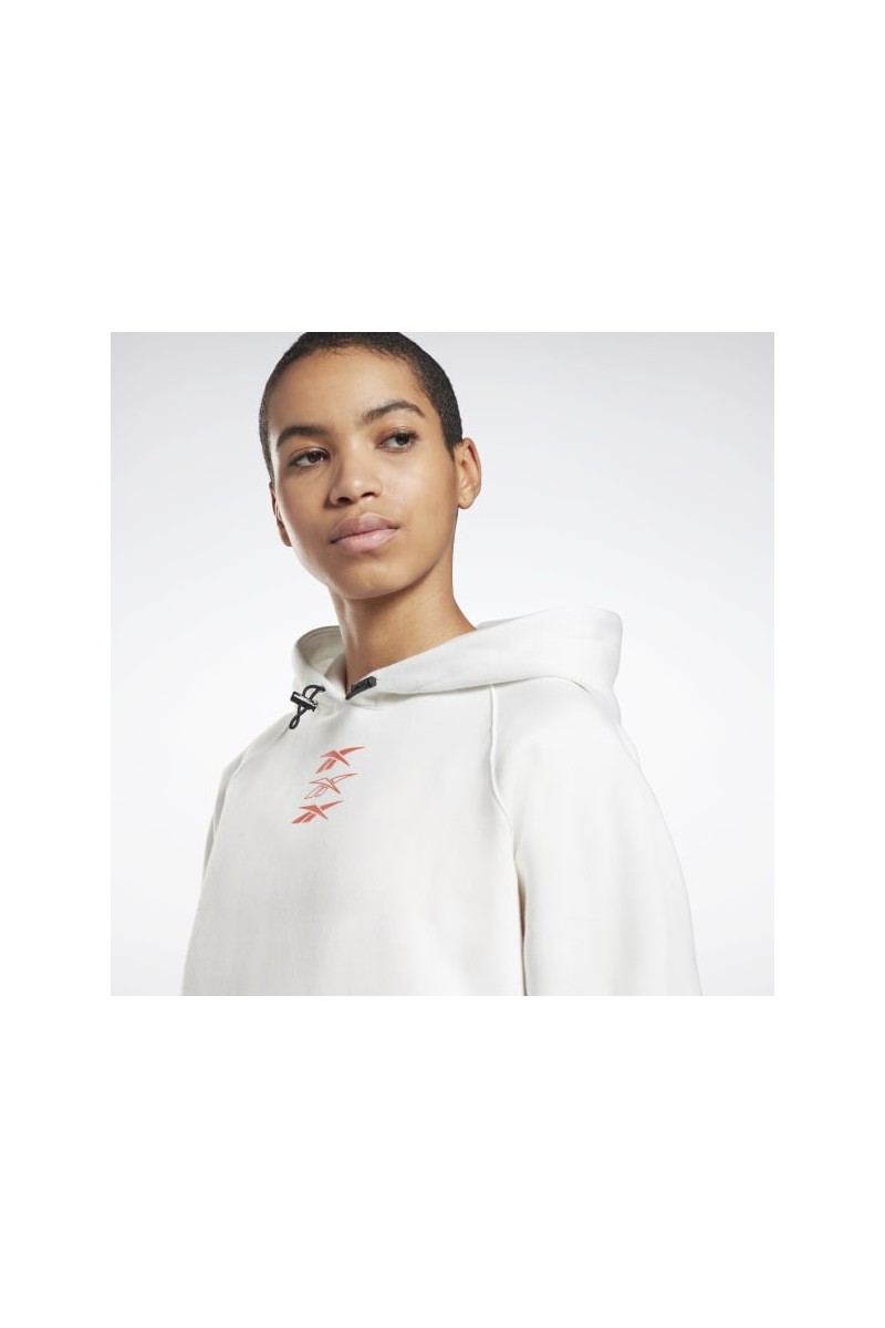 POLERÓN REEBOK MUJER MYT HANNAH HOODY BLANCO POLERÓN REEBOK MUJER MYT HANNAH HOODY BLANCO