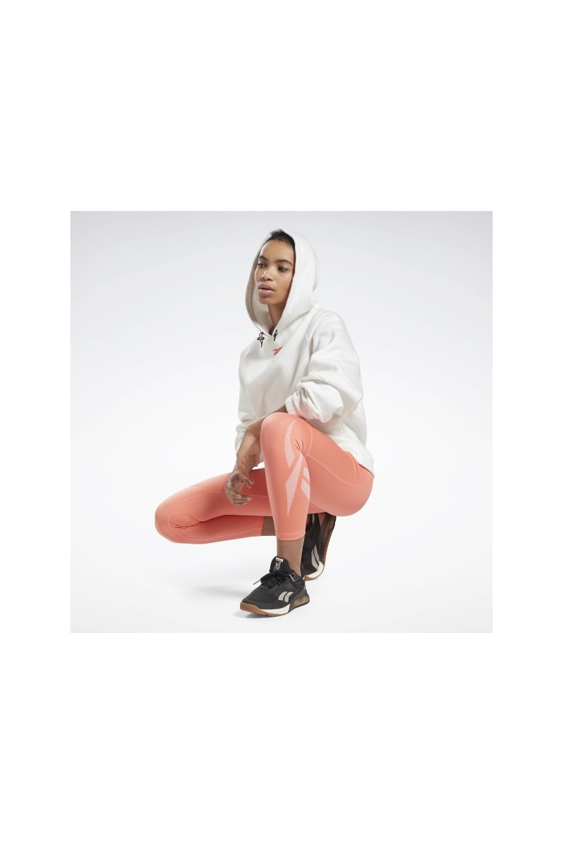 POLERÓN REEBOK MUJER MYT HANNAH HOODY BLANCO POLERÓN REEBOK MUJER MYT HANNAH HOODY BLANCO
