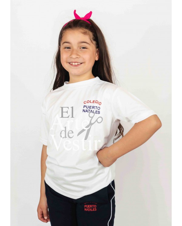 POLERA BLANCO UNISEX POLO MC PUERTO NATALES