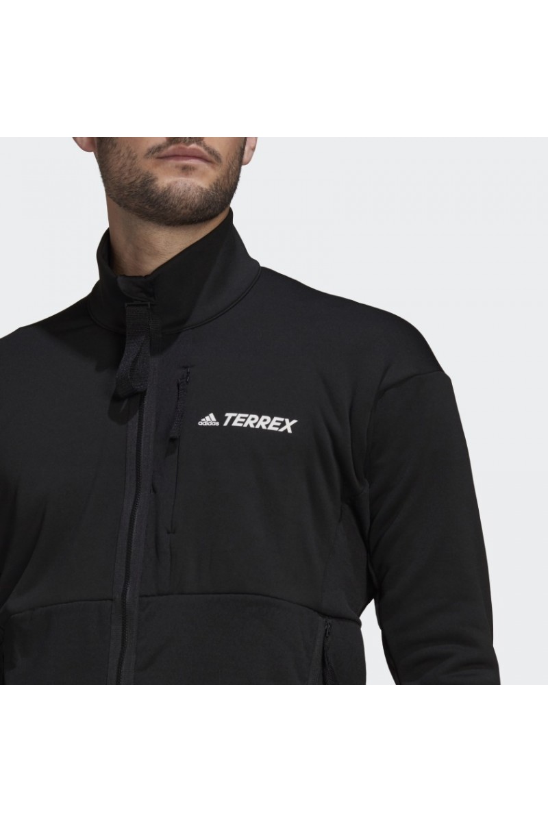CHAQUETA ADIDAS TERREX TECH FELPA NEGRO HOMBRE