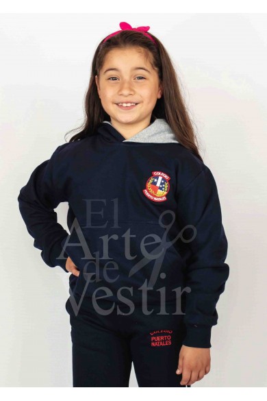 POLERON AZUL UNISEX PUERTO NATALES