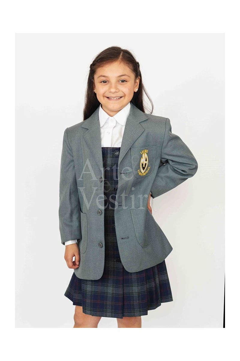 BLAZER GRIS MARIA MAZARELLO PUERTO NATALES