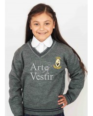 POLERA ROJO PIQUE MANGA CORTA MARIA MAZZARELLO