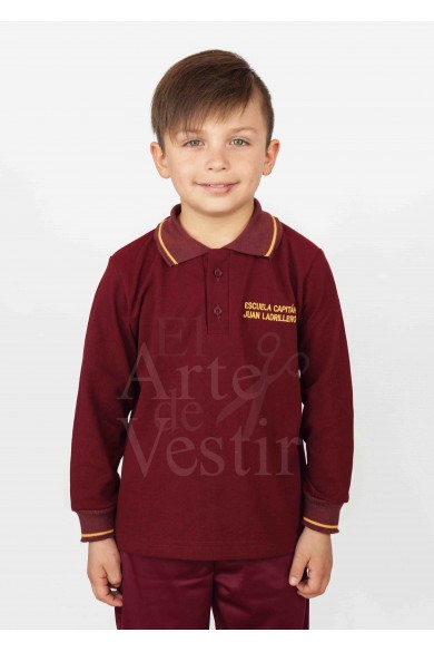 POLERA UNISEX PIQUE ML BURDEO JUAN LADRILLEROS PTO.NATALES