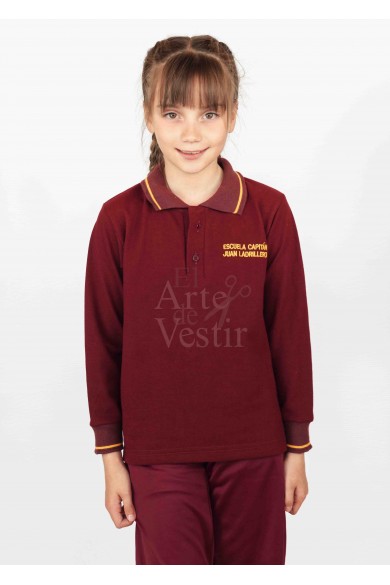 POLERA UNISEX PIQUE ML BURDEO JUAN LADRILLEROS PTO.NATALES