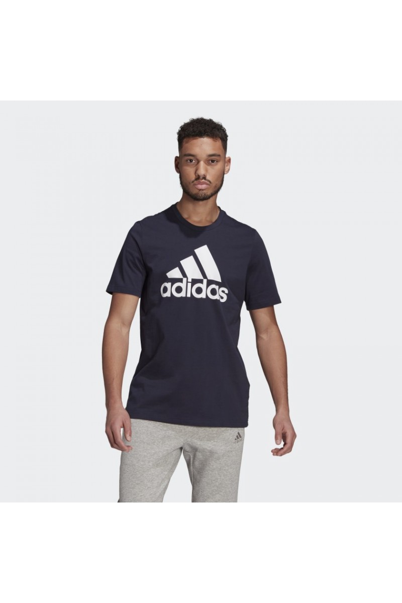 POLERA ADIDAS HOMBRE ESSENTIALS  AZUL POLERA ADIDAS HOMBRE ESSENTIALS  AZUL