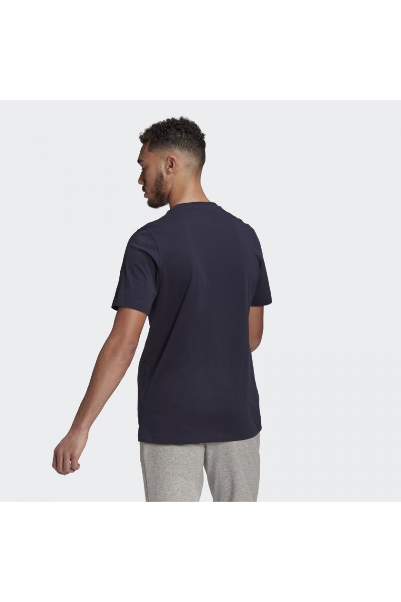 POLERA ADIDAS HOMBRE ESSENTIALS  AZUL POLERA ADIDAS HOMBRE ESSENTIALS  AZUL