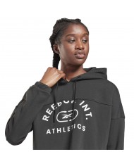 POLERÓN REEBOK MUJER HOOD PIPING ROSA