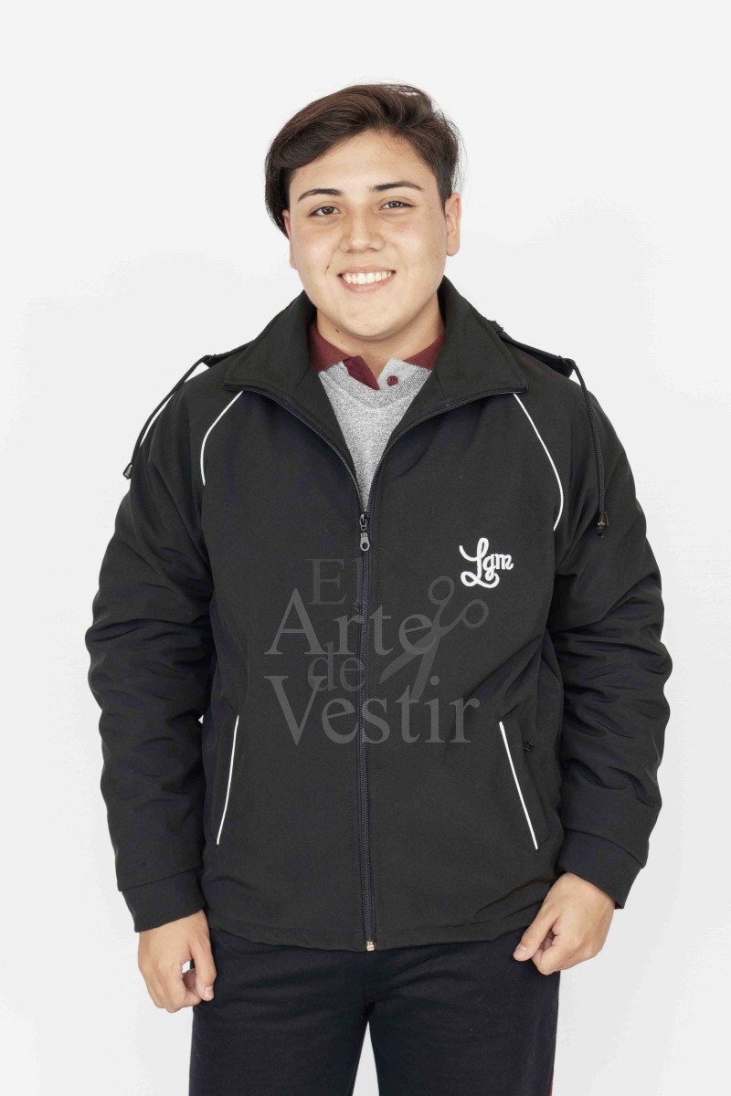 CASACA HOMBRE NEGRO GABRIELA MISTRAL PUERTO NATALES