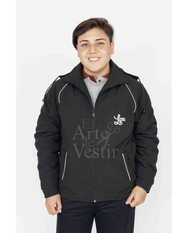 CASACA HOMBRE NEGRO GABRIELA MISTRAL PUERTO NATALES