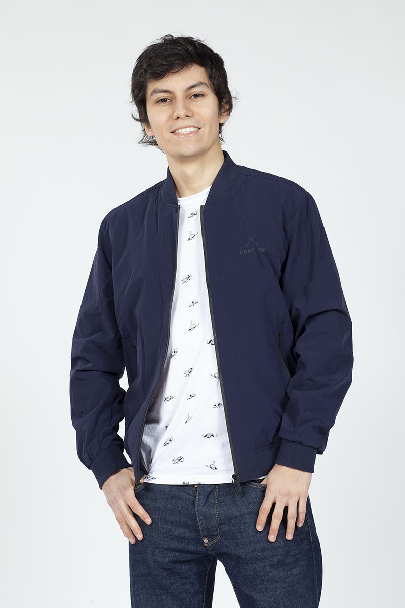 CHAQUETA CRAFORD HOMBRE MATICA BOMBER AZUL