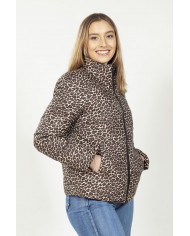 PARKA LARGA ARYA MUJER GOLD ZIPPER AZUL