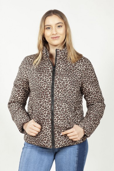 PARKA CANNIBAL MUJER LEOPARDO
