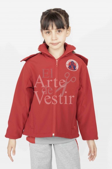 CASACA ROJO MUJER BERNARDO O'HIGGINS NATALES