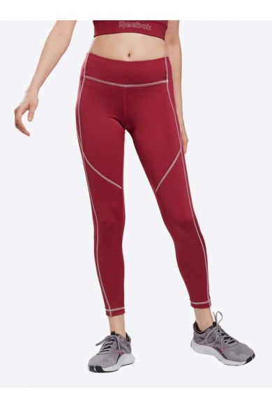 CALZA REEBOK MUJER WOR BIG LOGO BURDEO