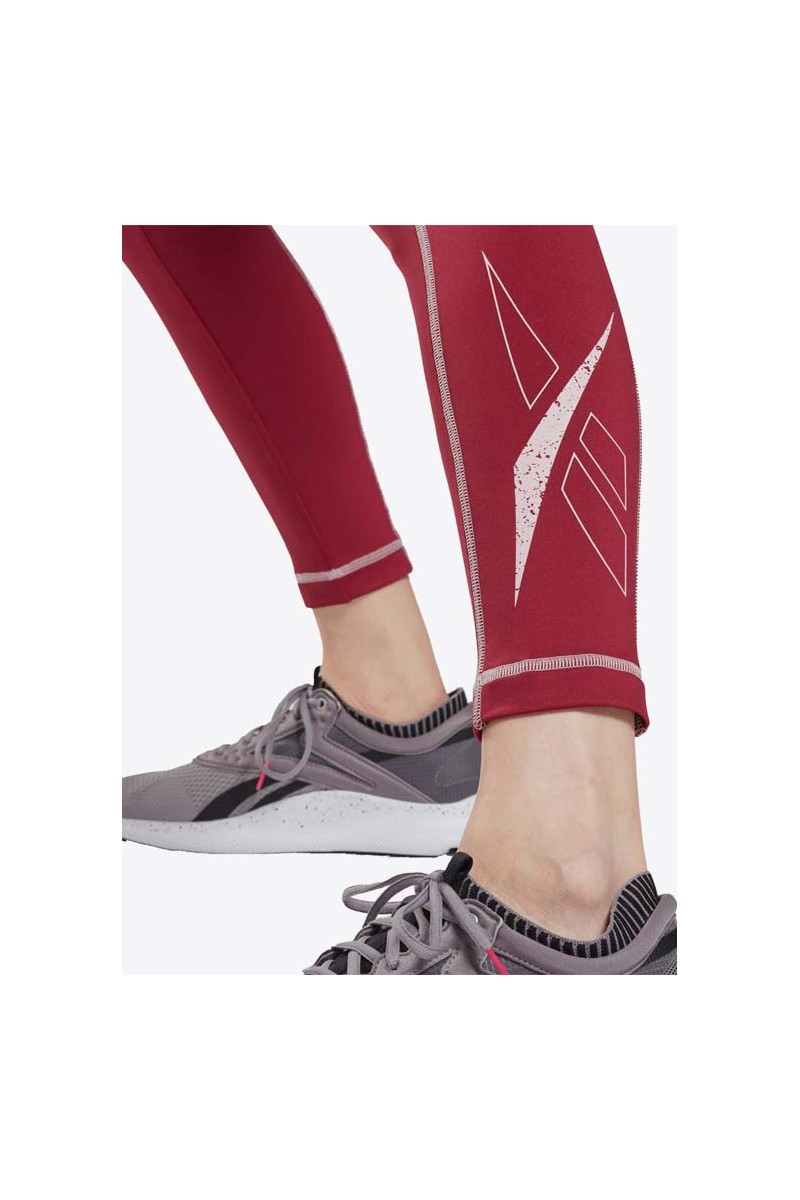 CALZA REEBOK MUJER WOR BIG LOGO BURDEO CALZA REEBOK MUJER WOR BIG LOGO BURDEO
