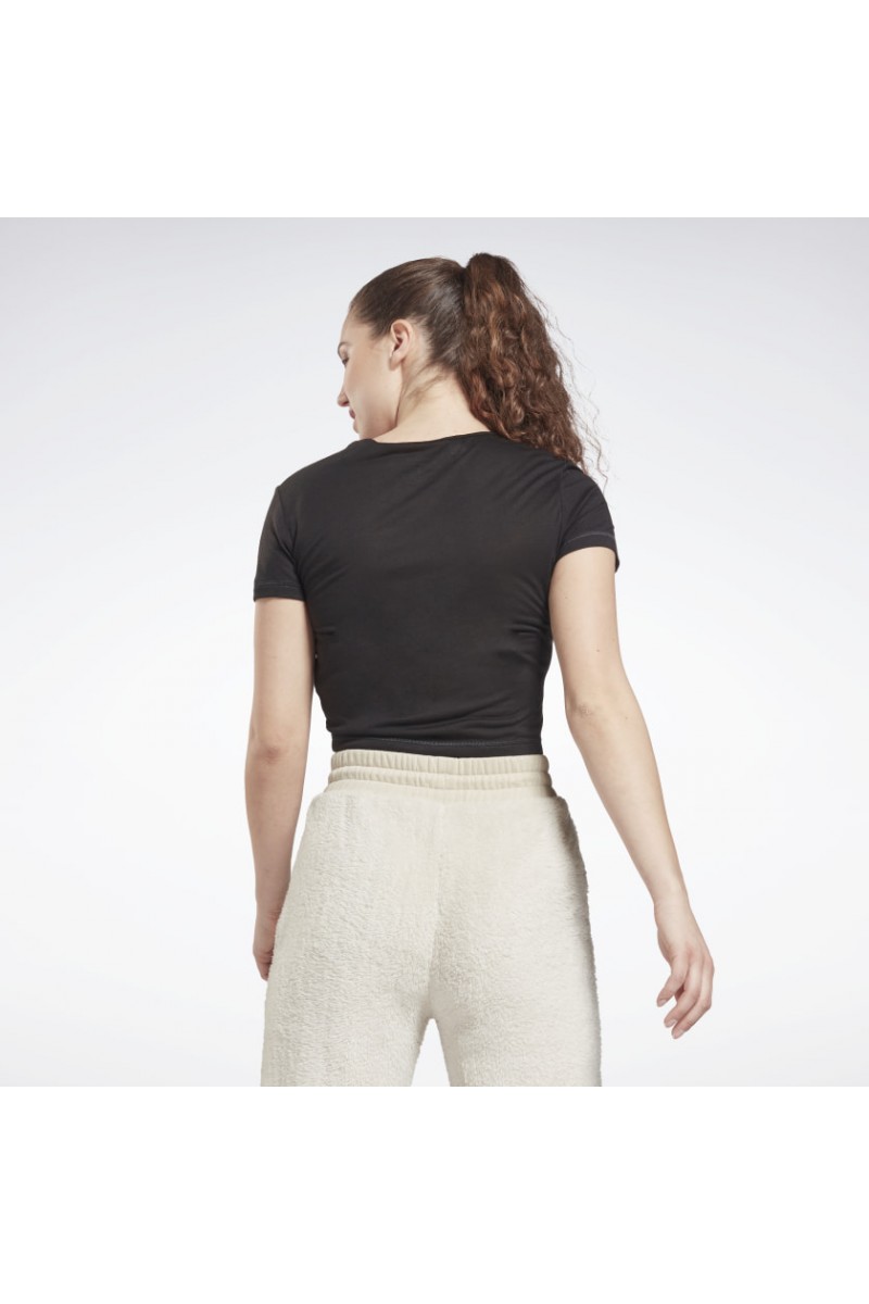 POLERA REEBOK MUJER CINCHED NEGRO