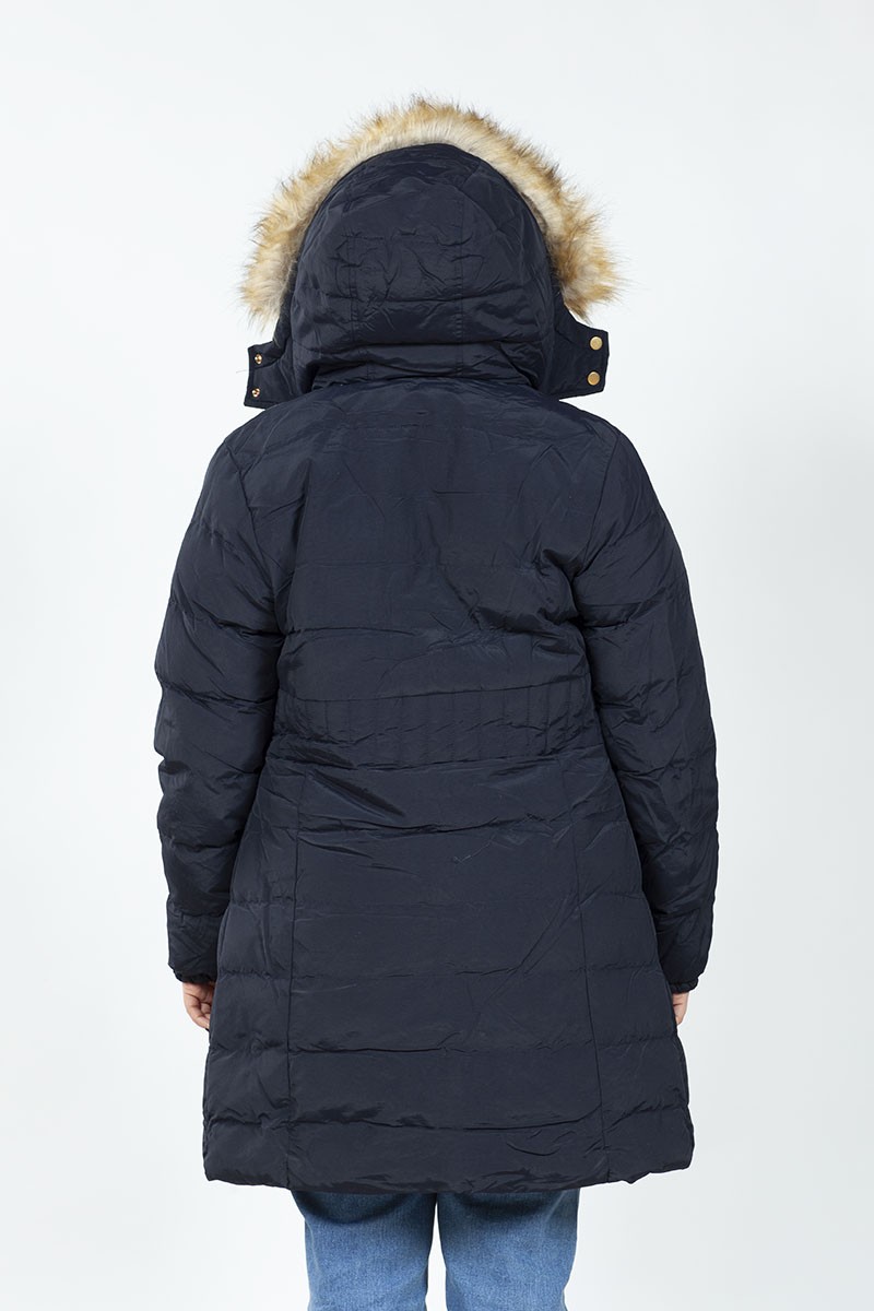 PARKA LARGA ARYA MUJER GOLD ZIPPER AZUL PARKA LARGA ARYA MUJER GOLD ZIPPER AZUL