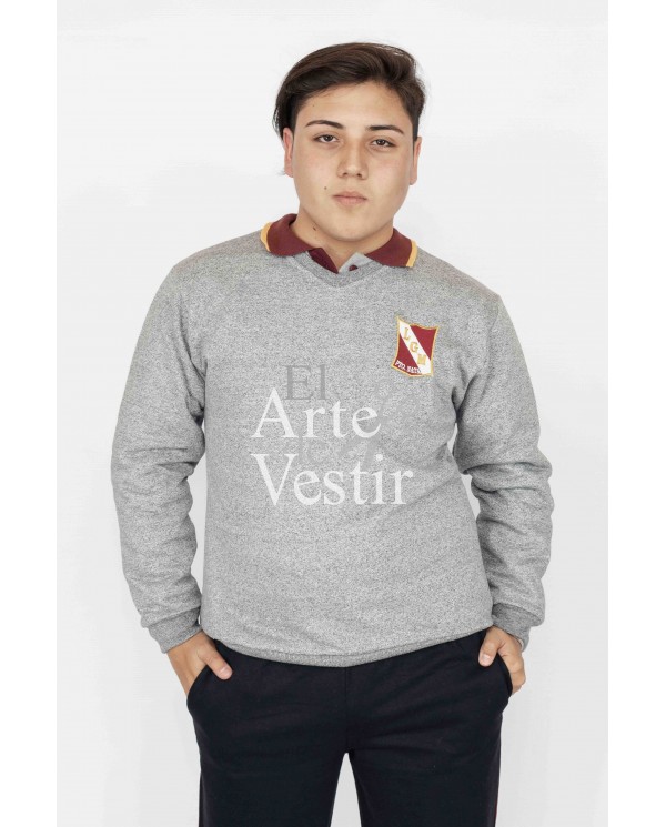 POLERON GRIS HOMBRE GABRIELA MISTRAL PUERTO NATALES