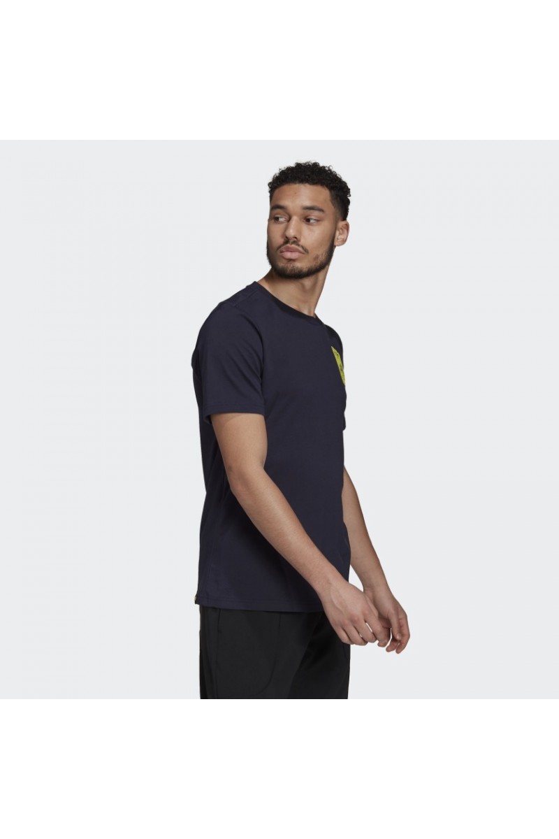 POLERA ADIDAS TERREX HOMBRE PATCH AZUL