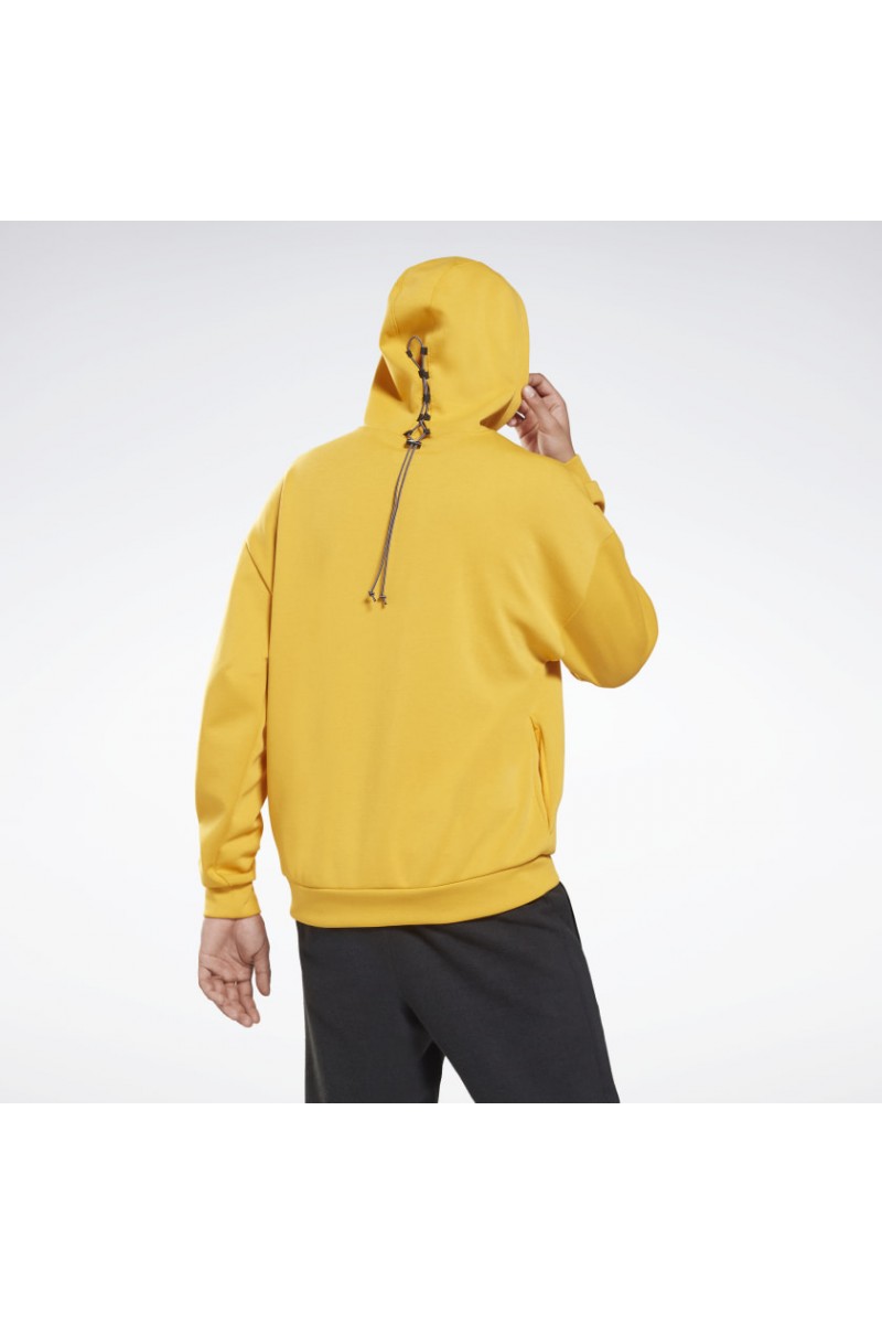 POLERÓN REEBOK HOMBRE HOODED AMARILLO POLERÓN REEBOK HOMBRE HOODED AMARILLO