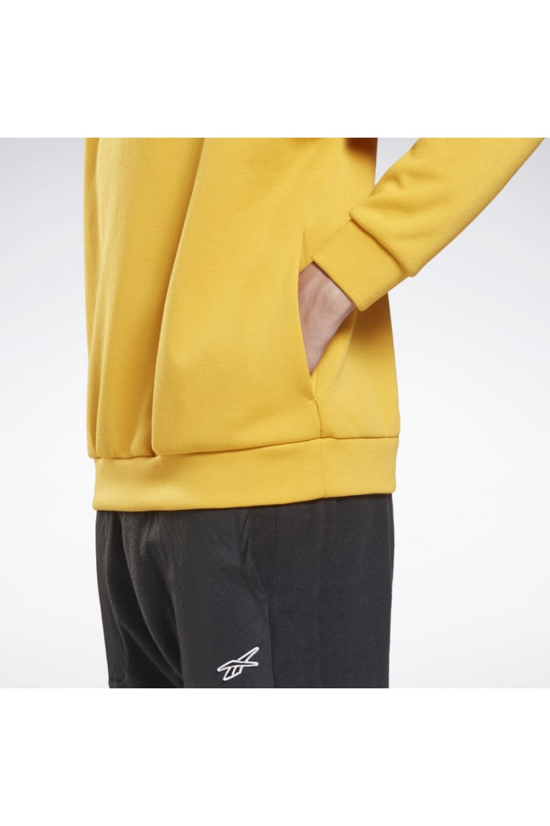 POLERÓN REEBOK HOMBRE HOODED AMARILLO POLERÓN REEBOK HOMBRE HOODED AMARILLO