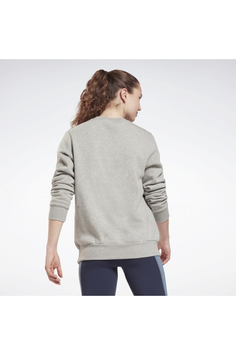 POLERÓN REEBOK MUJER FLEECE CREW GRIS POLERÓN REEBOK MUJER FLEECE CREW GRIS