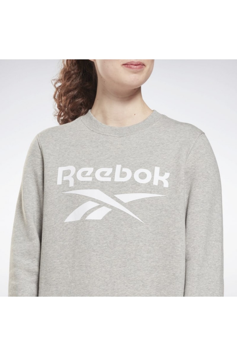 POLERÓN REEBOK MUJER FLEECE CREW GRIS POLERÓN REEBOK MUJER FLEECE CREW GRIS