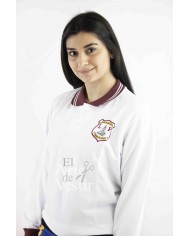 POLERA BLANCA MANGA CORTA POLO HERNANDO DE MAGALLANES PORVENIR