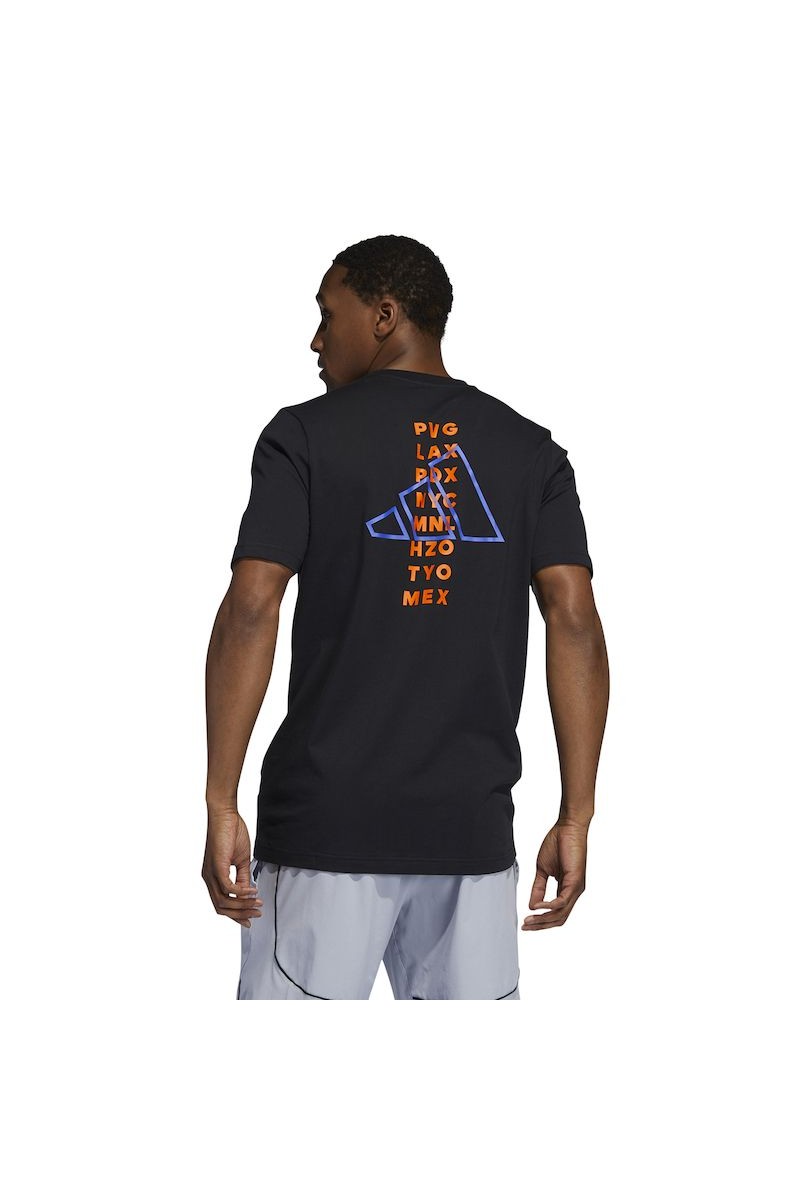 POLERA ADIDAS HOMBRE WORLDWIDE HOOPS NEGRO POLERA ADIDAS HOMBRE WORLDWIDE HOOPS NEGRO