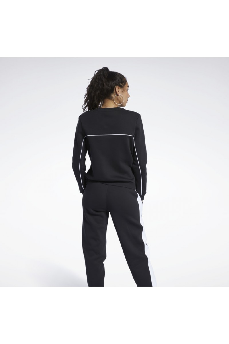 POLERÓN REEBOK MUJER LINEAR CREW NEGRO POLERÓN REEBOK MUJER LINEAR CREW NEGRO