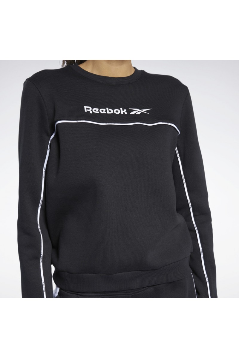 POLERÓN REEBOK MUJER LINEAR CREW NEGRO POLERÓN REEBOK MUJER LINEAR CREW NEGRO