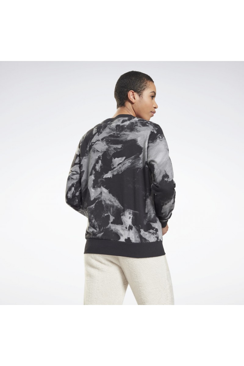 POLERÓN REEBOK MUJER TIE DYE MYT NEGRO POLERÓN REEBOK MUJER TIE DYE MYT NEGRO