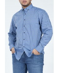 CAMISA MONTESOLA HOMBRE MUSTAFA FLOWER SLIM BLANCA