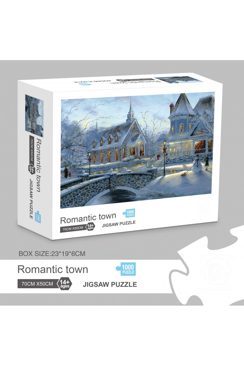 PUZZLE ROMANTIC TOWN 1000PZ PUZZLE ROMANTIC TOWN 1000PZ